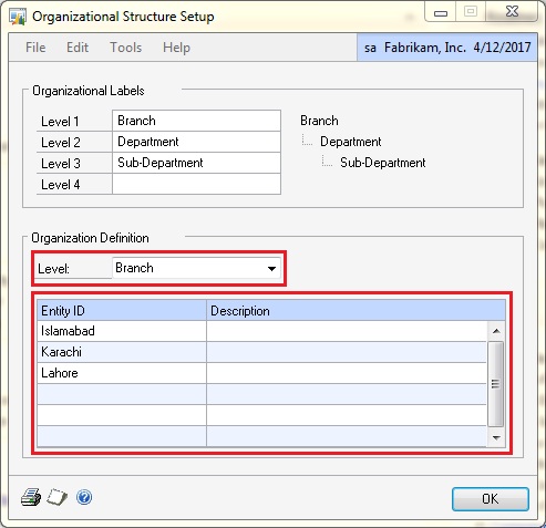 Dynamics Gp Chart Of Accounts Structure